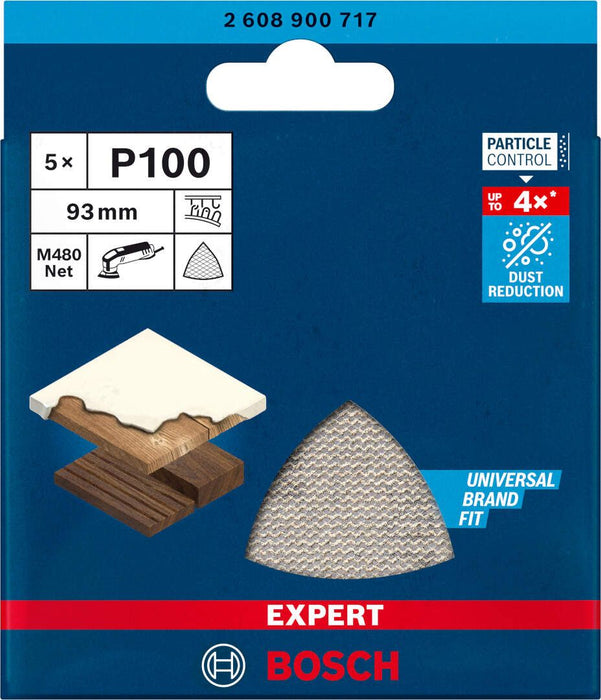 Bosch EXPERT brusni list M480 93mm granulacija 100; pakovanje od 5 komada - 2608900717 Brusni list BOSCH Madras doo Beograd