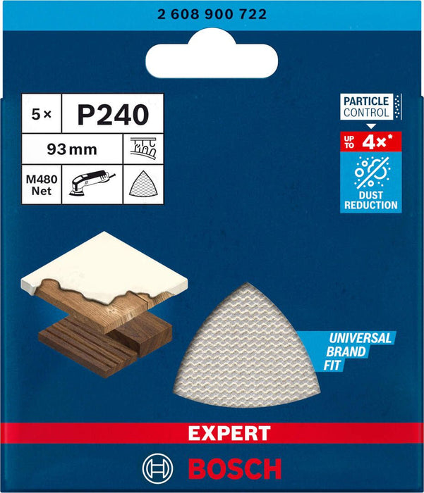 Bosch EXPERT brusni list M480 93mm granulacija 240; pakovanje od 5 komada - 2608900722 Brusni list BOSCH Madras doo Beograd