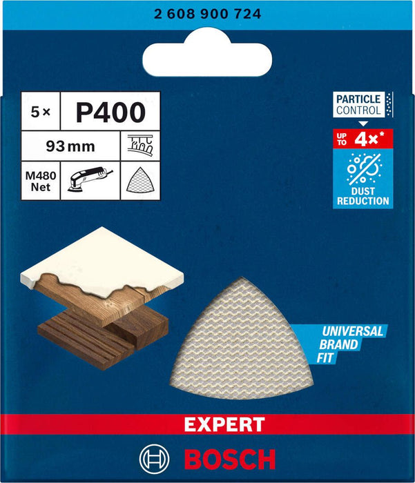 Bosch EXPERT brusni list M480 93mm granulacija 400; pakovanje od 5 komada - 2608900724 Brusni list BOSCH Madras doo Beograd