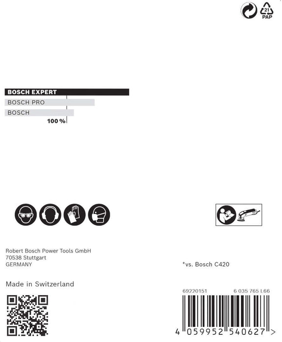 Bosch EXPERT brusni list M480 93mm granulacija 400; pakovanje od 5 komada - 2608900724 Brusni list BOSCH Madras doo Beograd