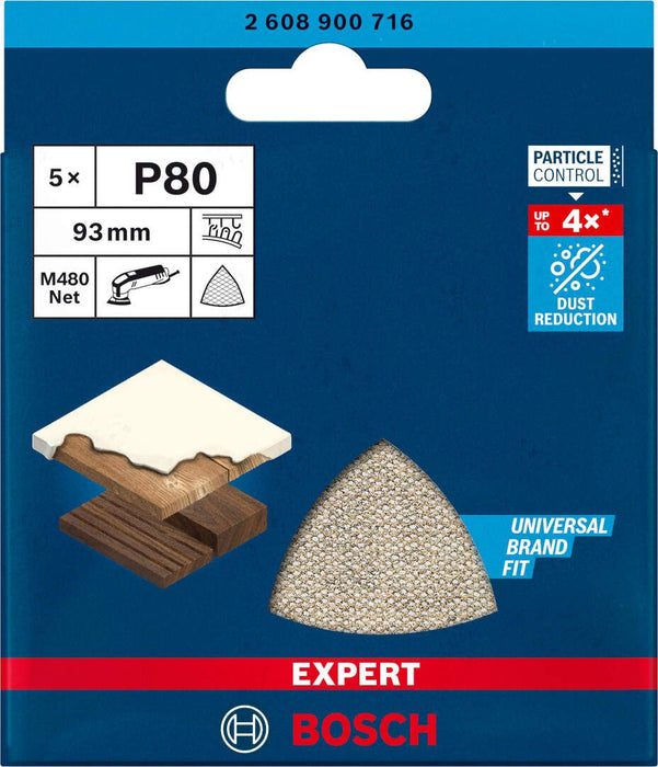 Bosch EXPERT brusni list M480 93mm granulacija 80; pakovanje od 5 komada - 2608900716 Brusni list BOSCH Madras doo Beograd