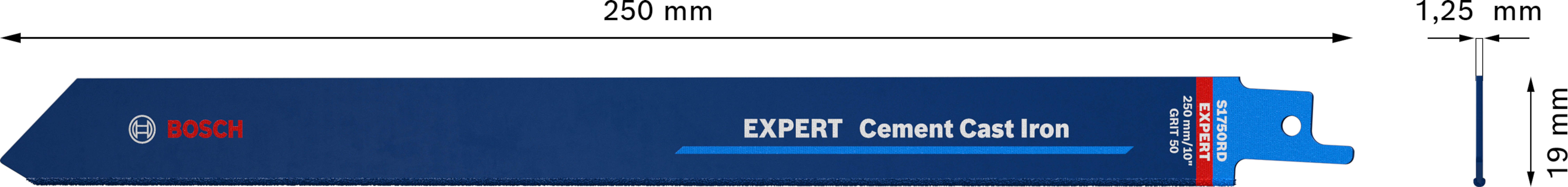 Bosch EXPERT „Cement Cast Iron“ S 1750 RD list univerzalne testere - pakovanje 1 komad - 2608900383 List univerzalne testere BOSCH Madras doo Beograd
