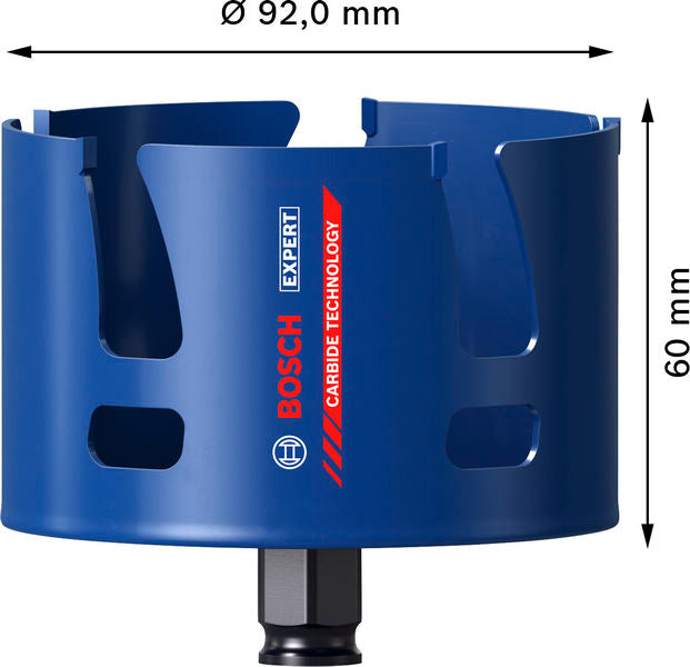 BOSCH EXPERT Construction Material Power Change Plus testera za otvore, 92×60 mm - Testera za otvore P CM T 89mm (2608901939) Madras doo Beograd Madras doo Beograd