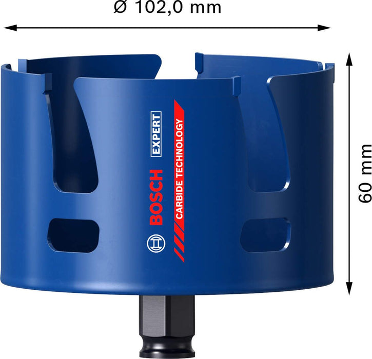 Bosch EXPERT Construction Material testera za otvore 102 x 60 mm - 2608900480 Testera za otvore BOSCH Madras doo Beograd
