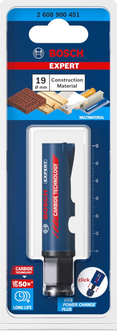 Bosch EXPERT Construction Material testera za otvore 19 x 60 mm - 2608900451 Testera za otvore BOSCH Madras doo Beograd