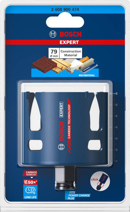 Bosch EXPERT Construction Material testera za otvore 79 x 60 mm - 2608900474 Testera za otvore BOSCH Madras doo Beograd