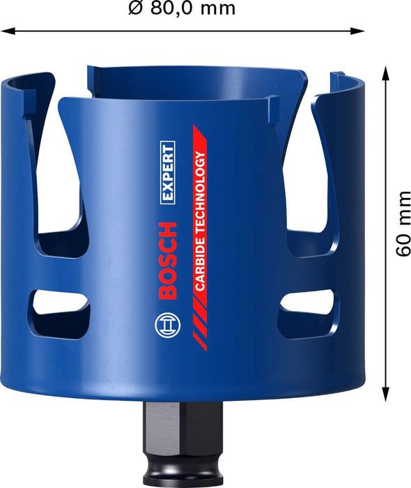 Bosch EXPERT Construction Material testera za otvore 80 x 60 mm - 2608900475 Testera za otvore BOSCH Madras doo Beograd