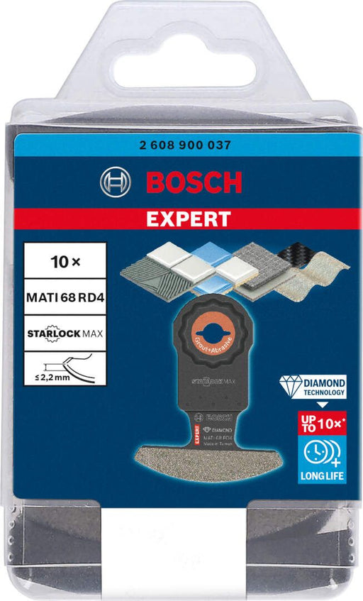 Bosch EXPERT Corner Blade MATI 68 RD4 list testere za multifunkcionalne alate od 68 x 30 mm, 10-delni - 2608900037 List testere BOSCH Madras doo Beograd