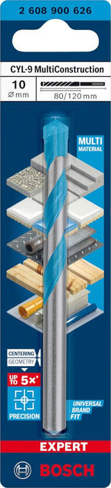 Bosch EXPERT CYL-9 MultiConstruction burgija 10 x 80 x 120 mm - 2608900626 MultiConstruction burgija BOSCH Madras doo Beograd