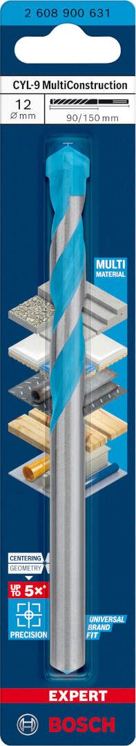 Bosch EXPERT CYL-9 MultiConstruction burgija 12 x 90 x 150 mm - 2608900631 MultiConstruction burgija BOSCH Madras doo Beograd