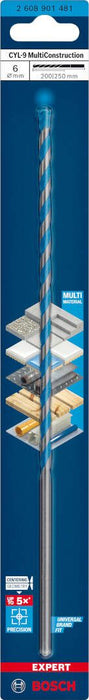 Bosch EXPERT CYL-9 MultiConstruction burgija 6 x 200 x 250 mm - 2608901481 MultiConstruction burgija BOSCH Madras doo Beograd
