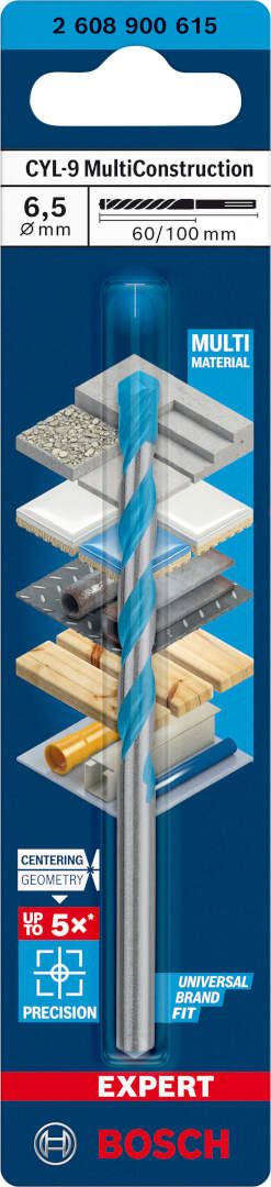 Bosch EXPERT CYL-9 MultiConstruction burgija 6,5 x 60 x 100 mm - 2608900615 MultiConstruction burgija BOSCH Madras doo Beograd