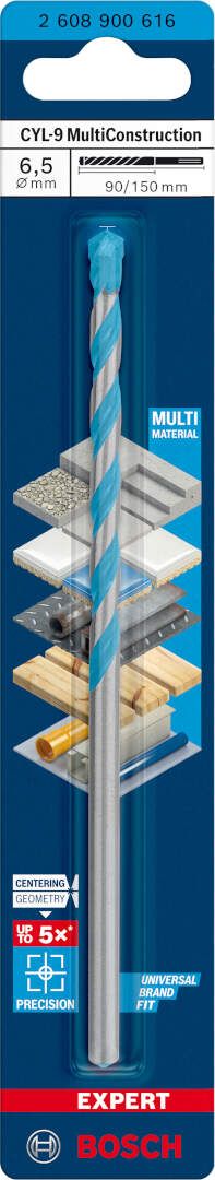 Bosch EXPERT CYL-9 MultiConstruction burgija 6,5 x 90 x 150 mm - 2608900616 MultiConstruction burgija BOSCH Madras doo Beograd