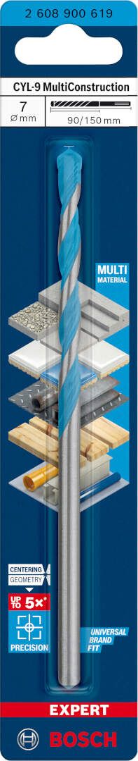 Bosch EXPERT CYL-9 MultiConstruction burgija 7 x 90 x 150 mm - 2608900619 MultiConstruction burgija BOSCH Madras doo Beograd
