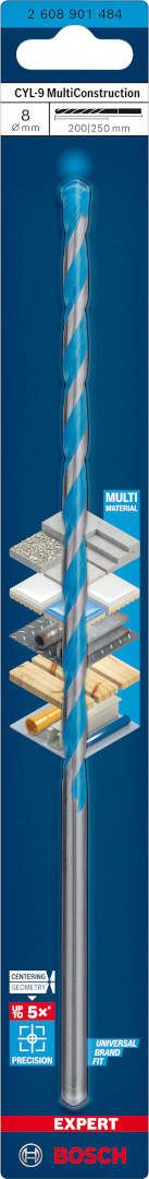 Bosch EXPERT CYL-9 MultiConstruction burgija 8 x 200 x 250 mm - 2608901484 MultiConstruction burgija BOSCH Madras doo Beograd