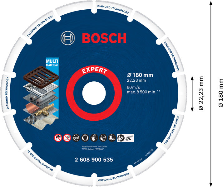 BOSCH EXPERT Diamond Metal Wheel rezna ploča od 180 x 22,23 mm - (2608900535) Madras doo Beograd Madras doo Beograd