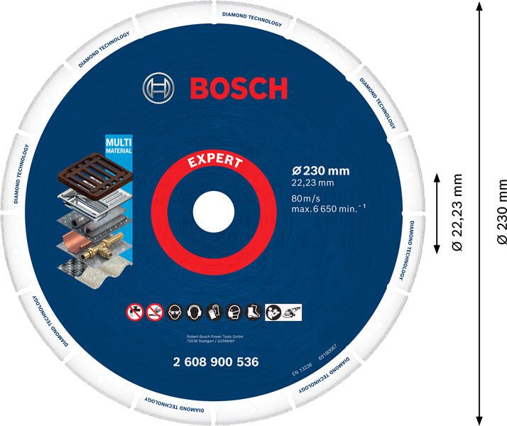 BOSCH EXPERT Diamond Metal Wheel velike rezne ploče, 230 x 22,23 mm - (2608900536) Madras doo Beograd Madras doo Beograd