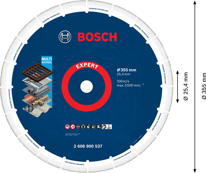 BOSCH EXPERT Diamond Metal Wheel velike rezne ploče, 355 x 25,4 mm - (2608900537) Madras doo Beograd Madras doo Beograd