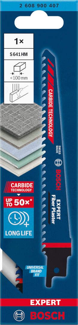 Bosch EXPERT „Fiber Plaster“ S 641 HM list univerzalne testere - pakovanje 1 komad - 2608900407 List univerzalne testere BOSCH Madras doo Beograd