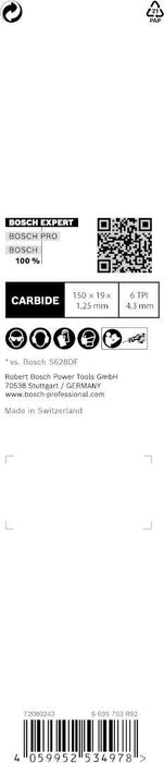 Bosch EXPERT „Fiber Plaster“ S 641 HM list univerzalne testere - pakovanje 1 komad - 2608900407 List univerzalne testere BOSCH Madras doo Beograd