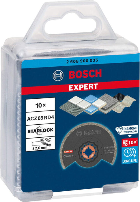 Bosch EXPERT Grout Segment Blade ACZ 85 RD4 list testere za multifunkcionalne alate od 85 mm, 10-delni - 2608900035 Segmentni list za testeru BOSCH Madras doo Beograd