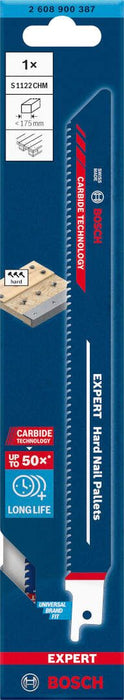 Bosch EXPERT „Hard Nail Pallets“ S 1122 CHM list univerzalne testere - pakovanje 1 komad - 2608900387 List univerzalne testere BOSCH Madras doo Beograd