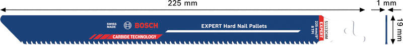 BOSCH EXPERT Hard Nail Pallets S1123CHM list testere, 10 kom. - List sablja testere RBE S1123CHM 10PC (2608902331) Madras doo Beograd Madras doo Beograd