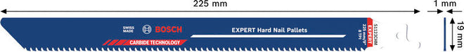BOSCH EXPERT Hard Nail Pallets S1123CHM list testere - List sablja testere RBE S1123CHM 1PC (2608902330) Madras doo Beograd Madras doo Beograd