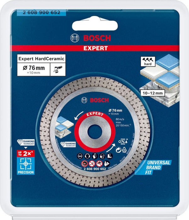 Bosch EXPERT HardCeramic 76 mm dijamantska rezna ploča 76 x 1,5 x 10 mm - 2608900652 Dijamantska rezna ploca BOSCH Madras doo Beograd