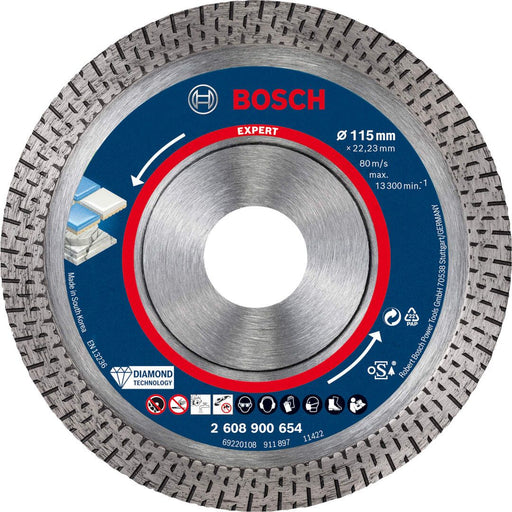 Bosch EXPERT HardCeramic dijamantska rezna ploča 115 x 22,23 x 1,4 x 10 mm - 2608900654 Dijamantska rezna ploca BOSCH Madras doo Beograd