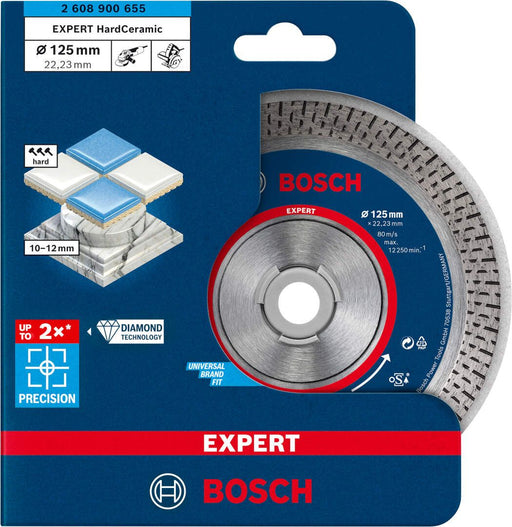 Bosch EXPERT HardCeramic dijamantska rezna ploča 125 x 22,23 x 1,4 x 10 mm - 2608900655 Dijamantska rezna ploca BOSCH Madras doo Beograd