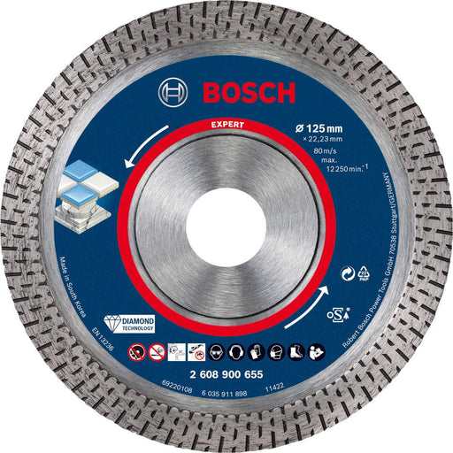 Bosch EXPERT HardCeramic dijamantska rezna ploča 125 x 22,23 x 1,4 x 10 mm - 2608900655 Dijamantska rezna ploca BOSCH Madras doo Beograd