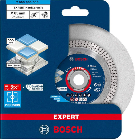 Bosch EXPERT HardCeramic dijamantska rezna ploča 85 x 22,23 x 1,6 x 7 mm - 2608900653 Dijamantska rezna ploca BOSCH Madras doo Beograd