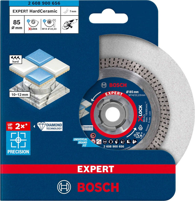 Bosch EXPERT HardCeramic X-LOCK dijamantska rezna ploča 85 x 22,23 x 1,6 x 7 mm - 2608900656 Dijamantska rezna ploca BOSCH Madras doo Beograd