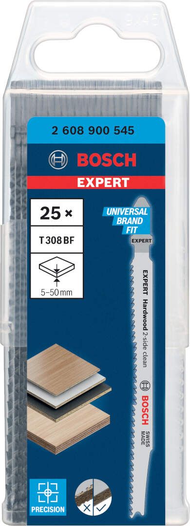 Bosch EXPERT „Hardwood 2-side clean“ T 308 BF list ubodne testere - 2608900545 List ubodne testere BOSCH Madras doo Beograd