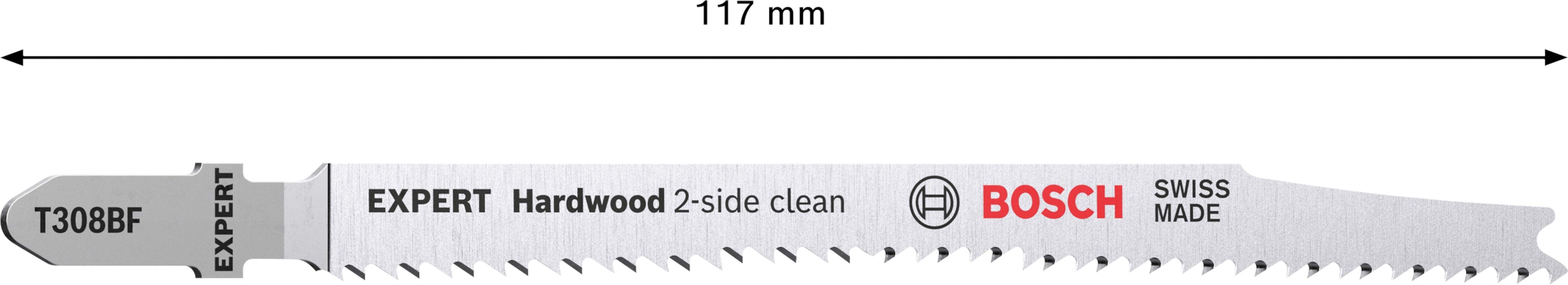 Bosch EXPERT „Hardwood 2-side clean“ T 308 BF list ubodne testere - 2608900545 List ubodne testere BOSCH Madras doo Beograd