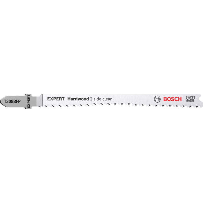Bosch EXPERT „Hardwood 2-side clean“ T 308 BFP list ubodne testere, 5-delni - 2608900548 List ubodne testere BOSCH Madras doo Beograd