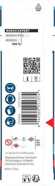 BOSCH EXPERT HEX-9 Hard Ceramic burgija (3×90 mm) - Burgija za pločice HEX-9 HC 3x90 (2608902303) Madras doo Beograd Madras doo Beograd