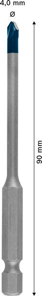 BOSCH EXPERT HEX-9 Hard Ceramic burgija (4×90 mm) - Burgija za pločice HEX-9 HC 4x90 (2608902304) Madras doo Beograd Madras doo Beograd