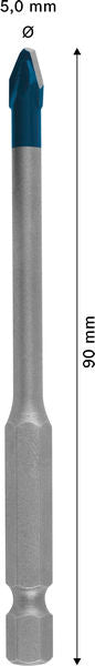 BOSCH EXPERT HEX-9 Hard Ceramic burgija (5×90 mm) - Burgija za pločice HEX-9 HC 5x90 (2608902305) Madras doo Beograd Madras doo Beograd