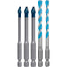 BOSCH EXPERT HEX-9 Hard Ceramic i HEX-9 Multi Construction set, 5 delova - Burgija za pločice HEX-9 HC+MCB 5pc Set (2608902313) Madras doo Beograd Madras doo Beograd