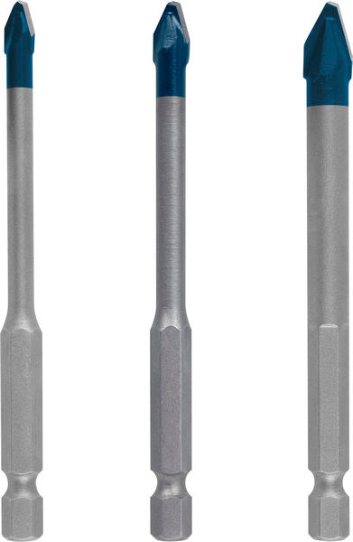 BOSCH EXPERT HEX-9 Hard Ceramic set burgija, 5×90; 6×90; 8×90 mm, 3 dela - Burgija za pločice HEX-9 HC 3pc Set (2608902312) Madras doo Beograd Madras doo Beograd
