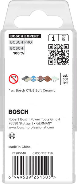 BOSCH EXPERT HEX-9 Hard Ceramic set burgija, 6×90 mm, 5 delova - Burgija za pločice HEX-9 HC 6x90 5pc (2608902316) Madras doo Beograd Madras doo Beograd