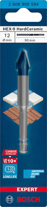 Bosch EXPERT HEX-9 HardCeramic burgija 12 x 90 mm - 2608900594 Burgija za keramiku BOSCH Madras doo Beograd