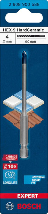Bosch EXPERT HEX-9 HardCeramic burgija 4 x 90 mm - 2608900588 Burgija za keramiku BOSCH Madras doo Beograd