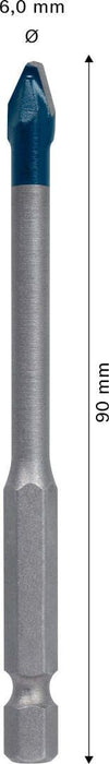 Bosch EXPERT HEX-9 HardCeramic burgija 6 x 90 mm - 2608900590 Burgija za keramiku BOSCH Madras doo Beograd