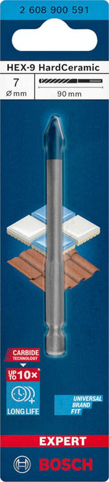 Bosch EXPERT HEX-9 HardCeramic burgija 7 x 90 mm - 2608900591 Burgija za keramiku BOSCH Madras doo Beograd