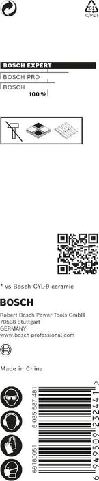 Bosch EXPERT HEX-9 HardCeramic burgija 8 x 90 mm - 2608900592 Burgija za keramiku BOSCH Madras doo Beograd