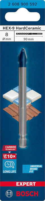 Bosch EXPERT HEX-9 HardCeramic burgija 8 x 90 mm - 2608900592 Burgija za keramiku BOSCH Madras doo Beograd