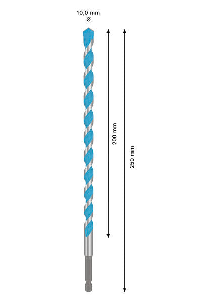 BOSCH EXPERT HEX-9 Multi Construction burgija, 10×200×250 mm - (2608902271) Madras doo Beograd Madras doo Beograd